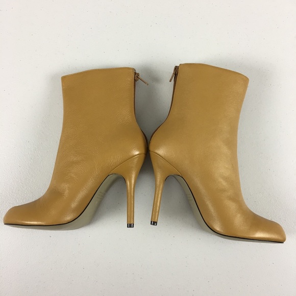 Martinez Valero Tan Leather Ankle Boots 7.5 - Picture 2 of 8